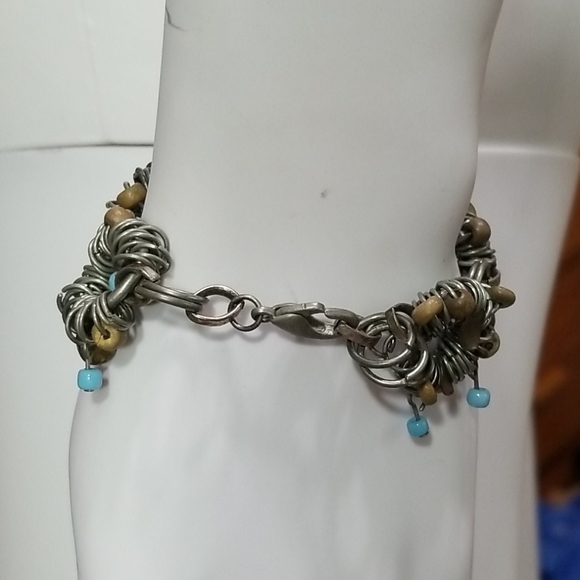 5/$25🌴Reincarnated  Ringed Fashion Bracelet Boho - Picture 2 of 3